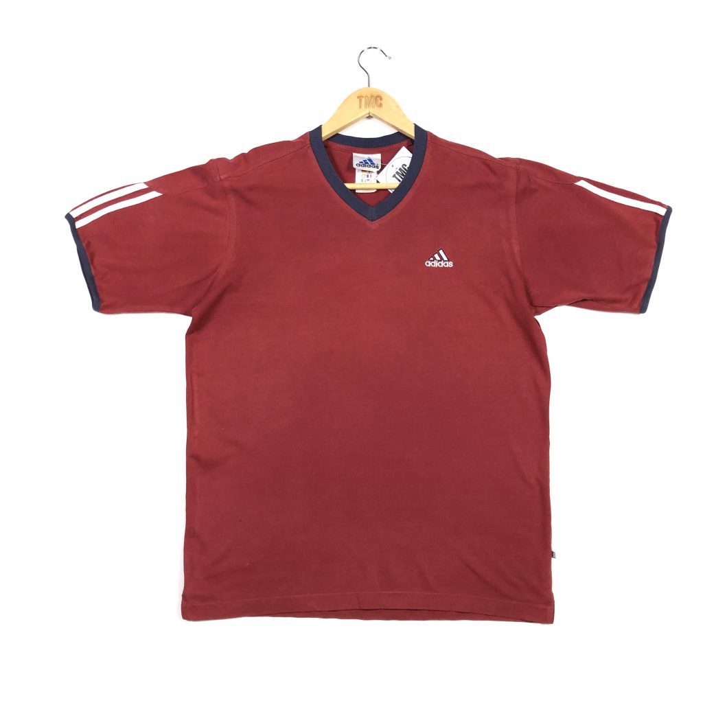 Adidas Embroidered Deutscher Fußball-Bund T-Shirt - Red - M - TMC