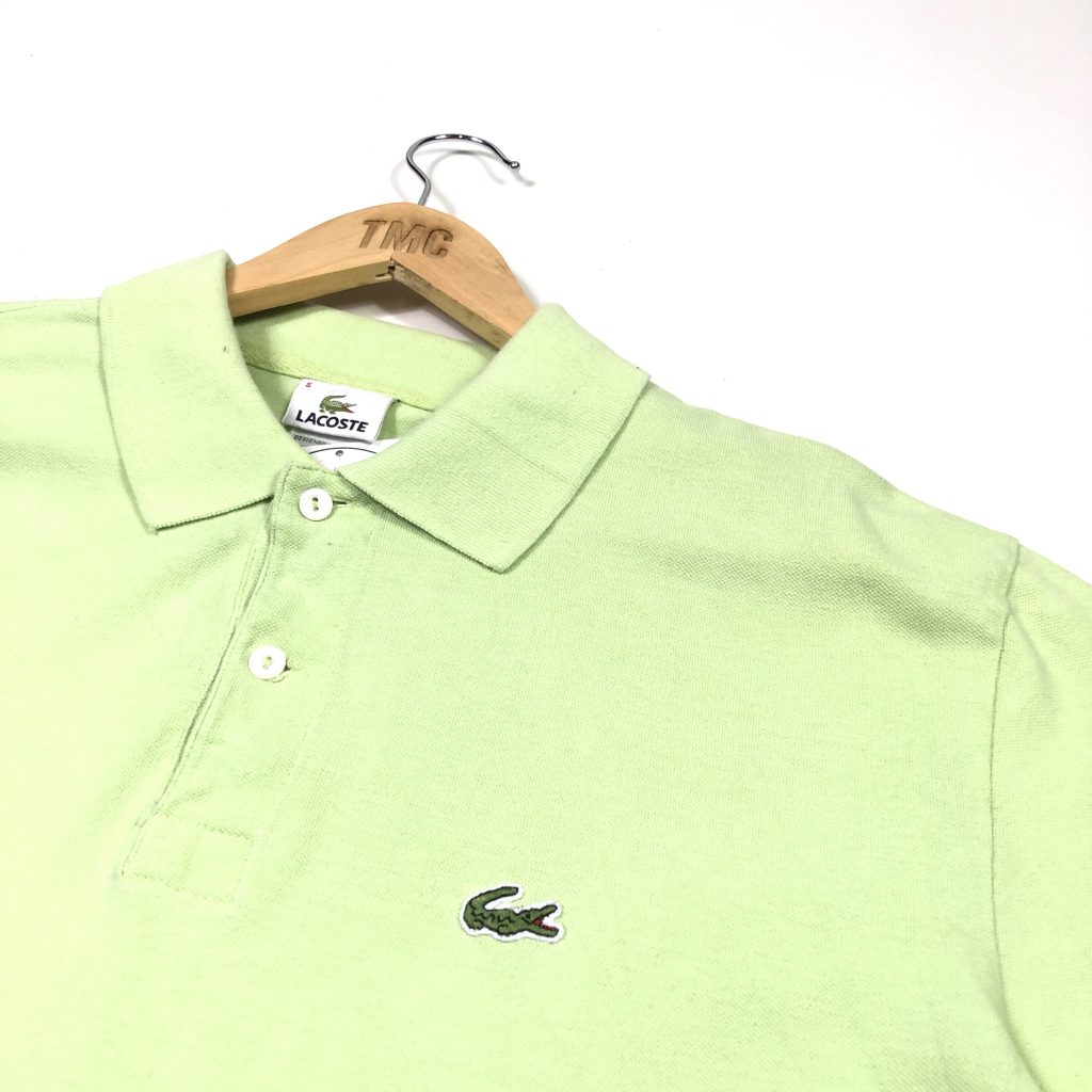 Lacoste Essential Polo Shirt - Green - S - TMC Vintage - Vintage Clothing