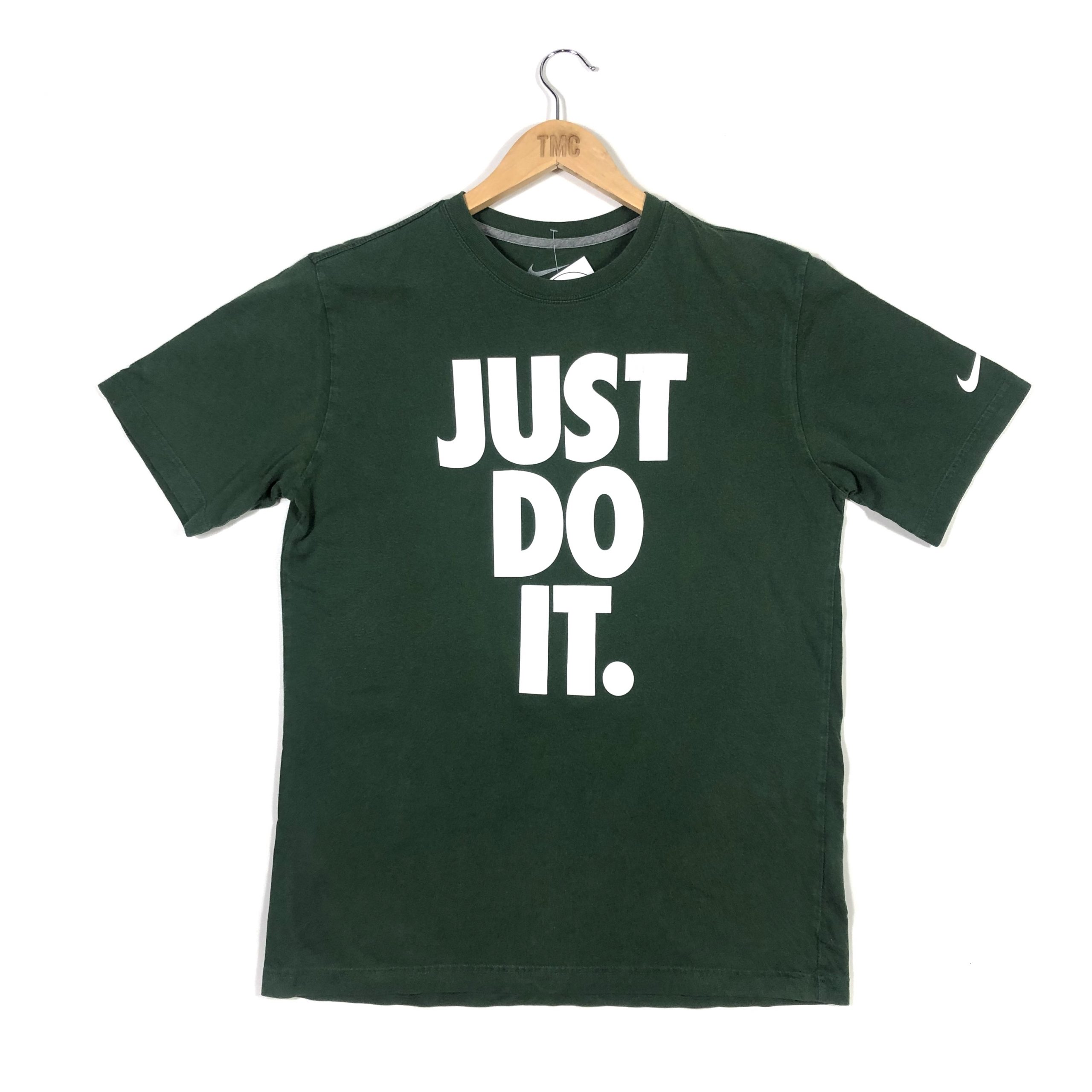 Nike 'Just Do It' T-Shirt - Green - L - TMC Vintage - Vintage Clothing