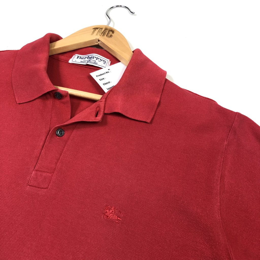 vintage_burberry_designer_branded_short_sleeve_polo_shirt_red_p0010