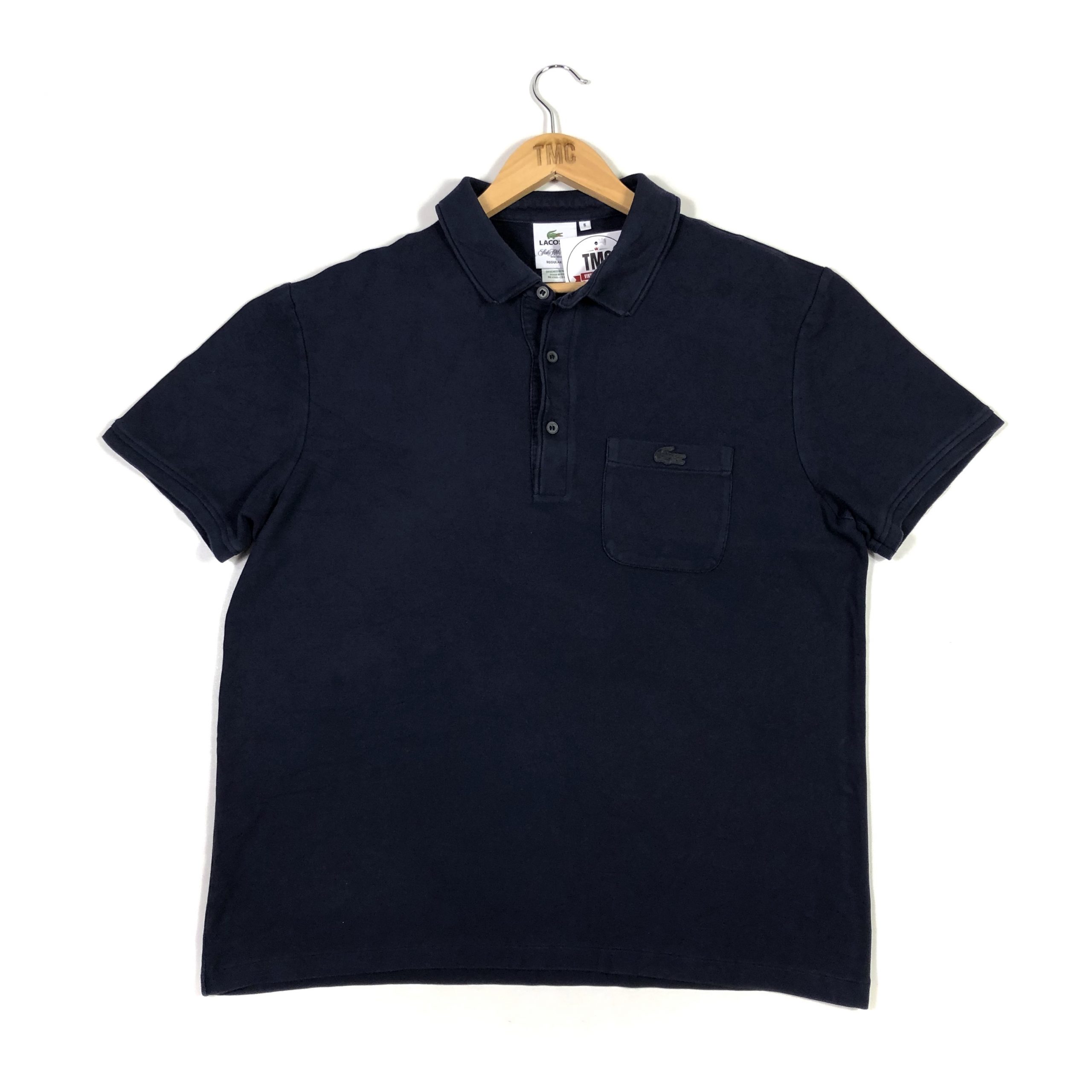Lacoste Pocket Essential Short Sleeve Polo Shirt - Navy - M - TMC ...