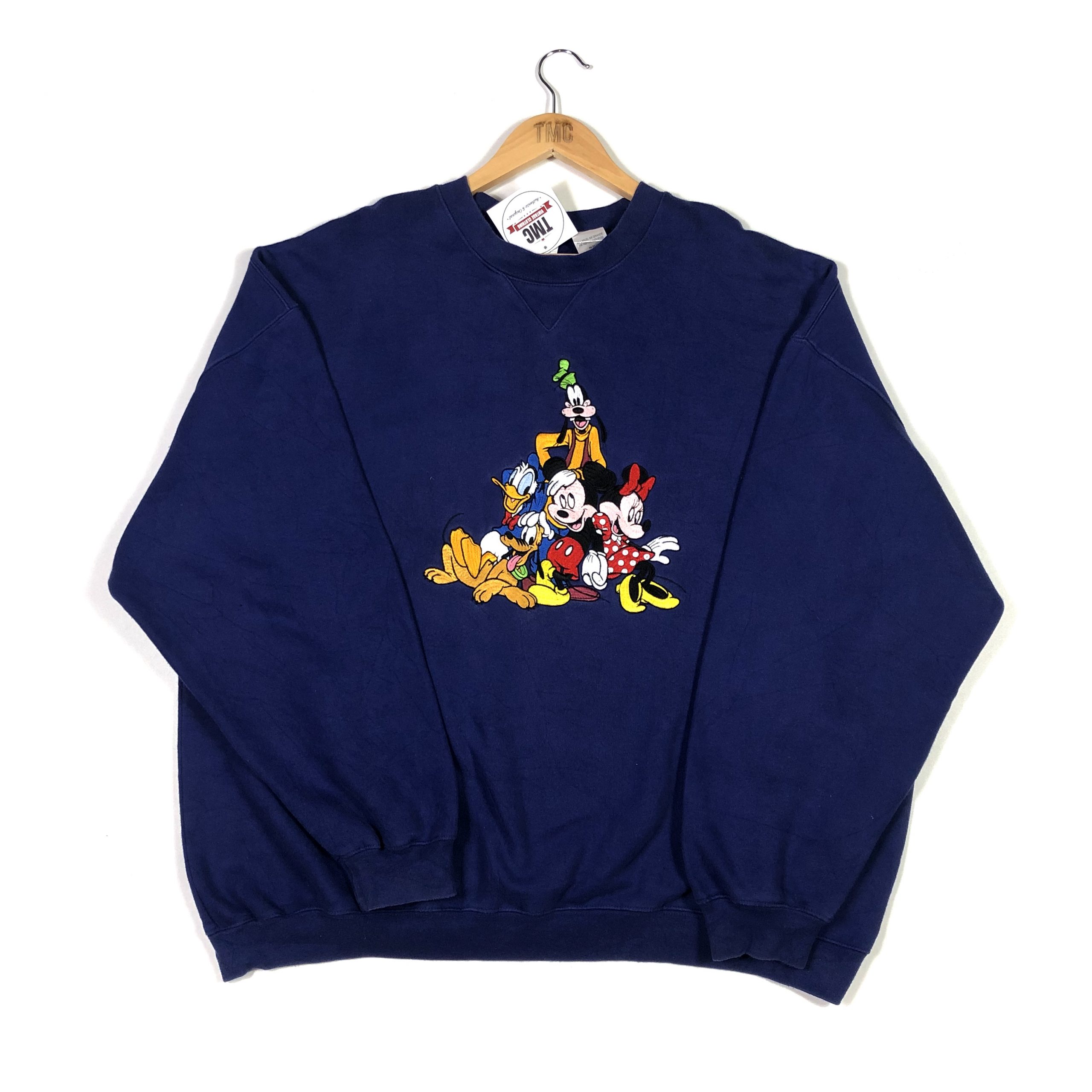 Vintage Walt Disney Mickey Mouse and Friends Embroidered