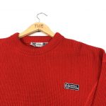 vintage_sergio_tacchini_red_knit_jumper_sweatshirt_S0222