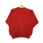 vintage_sergio_tacchini_red_knit_jumper_sweatshirt_S0222