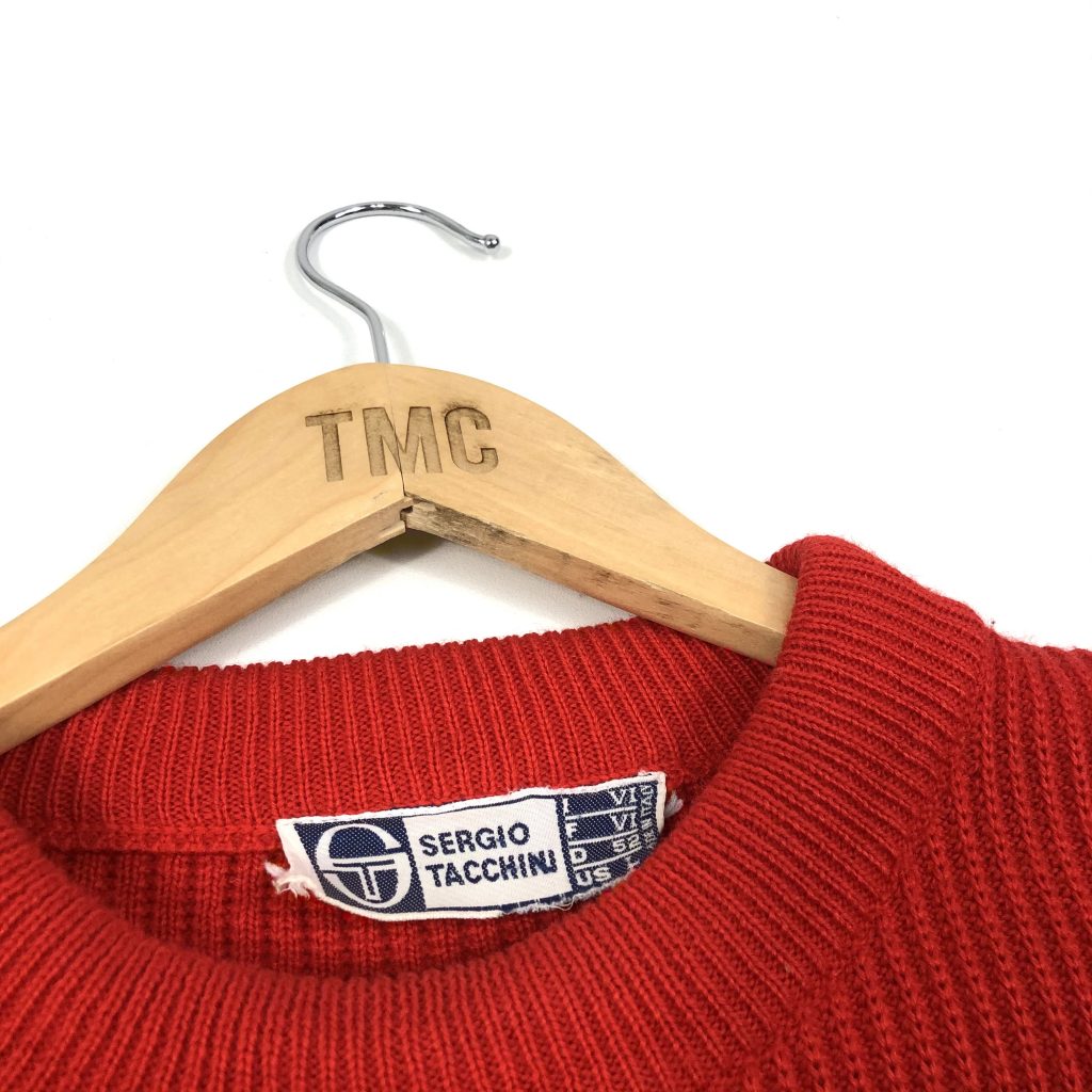 vintage_sergio_tacchini_red_knit_jumper_sweatshirt_S0222