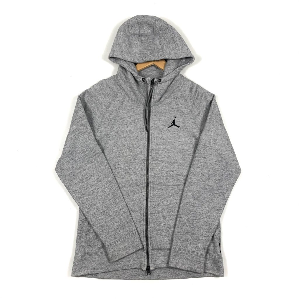 white jordan zip up hoodie