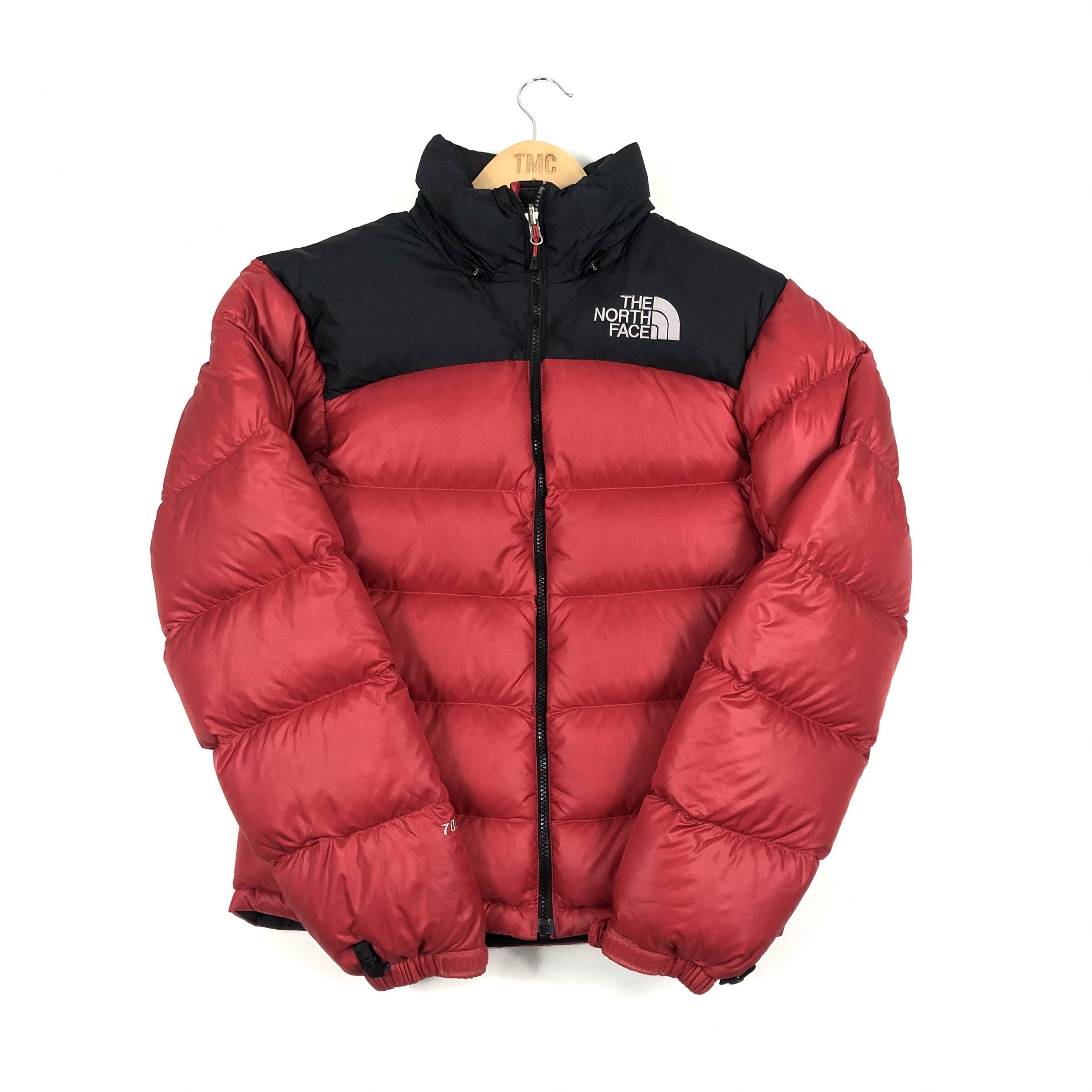 The North Face Nuptse 700 Down Jacket - Red - XS - TMC Vintage