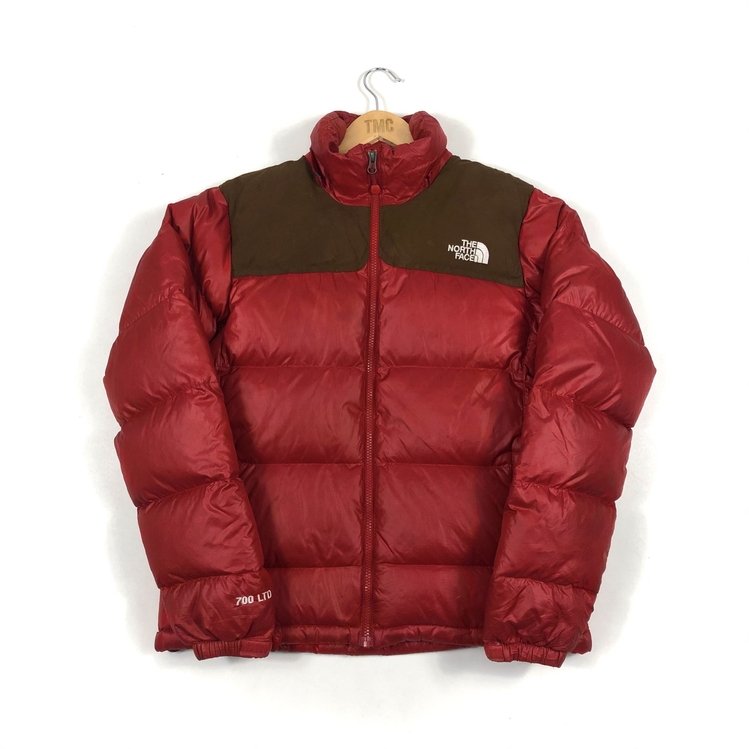 Women’s The North Face Nuptse 700 Puffer Jacket - Red - M - TMC Vintage