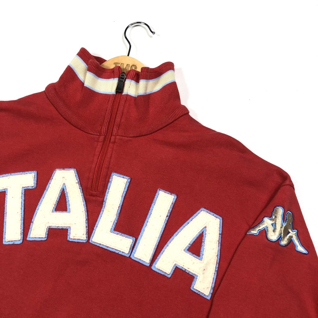 vintage_kappa_italia_red_quarter_zip_sweatshirt_extra_large_s0392