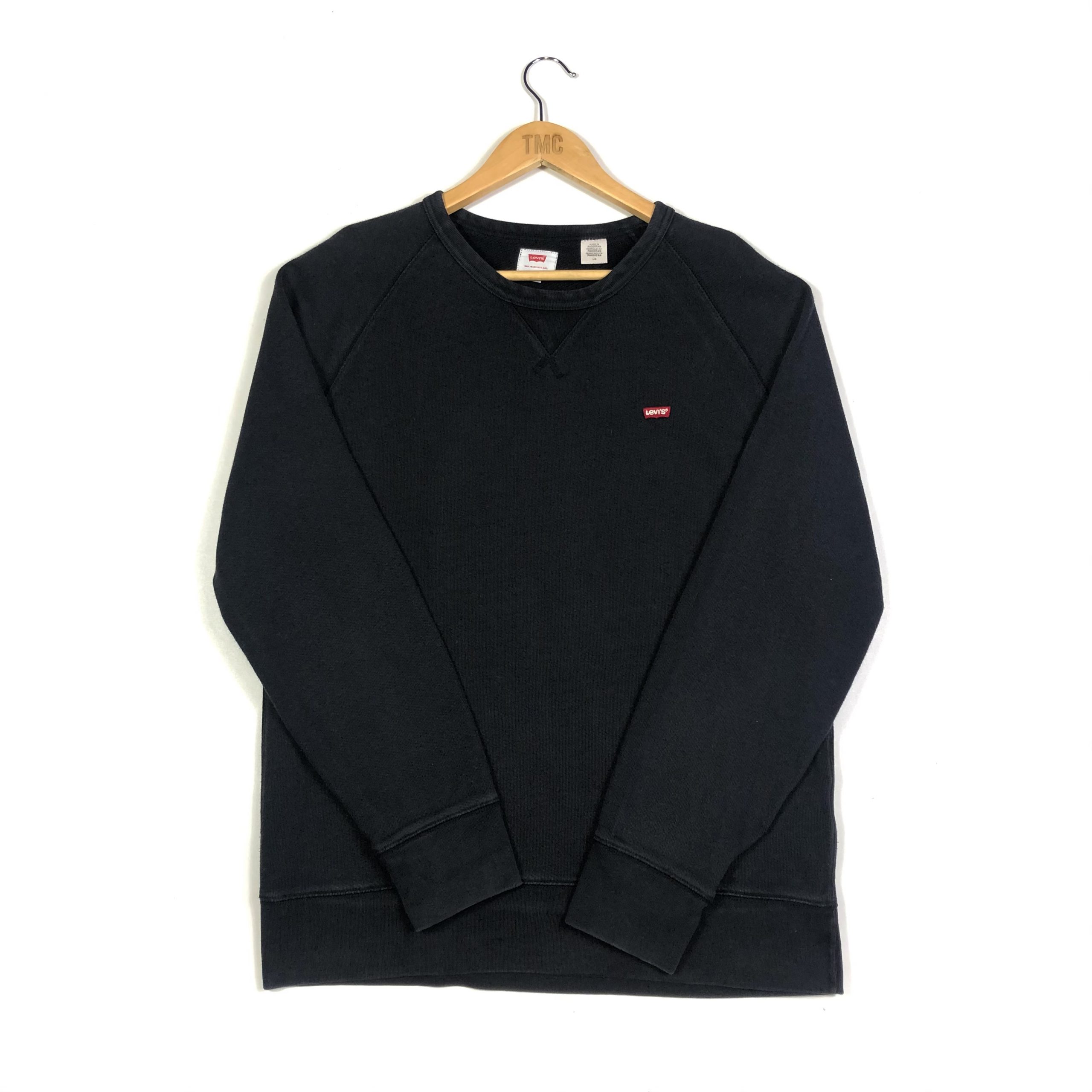 Levi’s Embroidered Essential Sweatshirt - Black - M - TMC Vintage ...