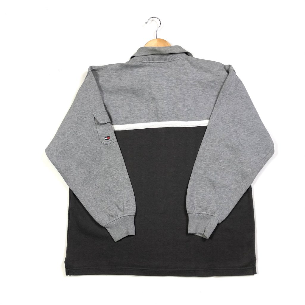 Tommy Hilfiger Essential Long Sleeve Polo Shirt - Grey - M - TMC ...