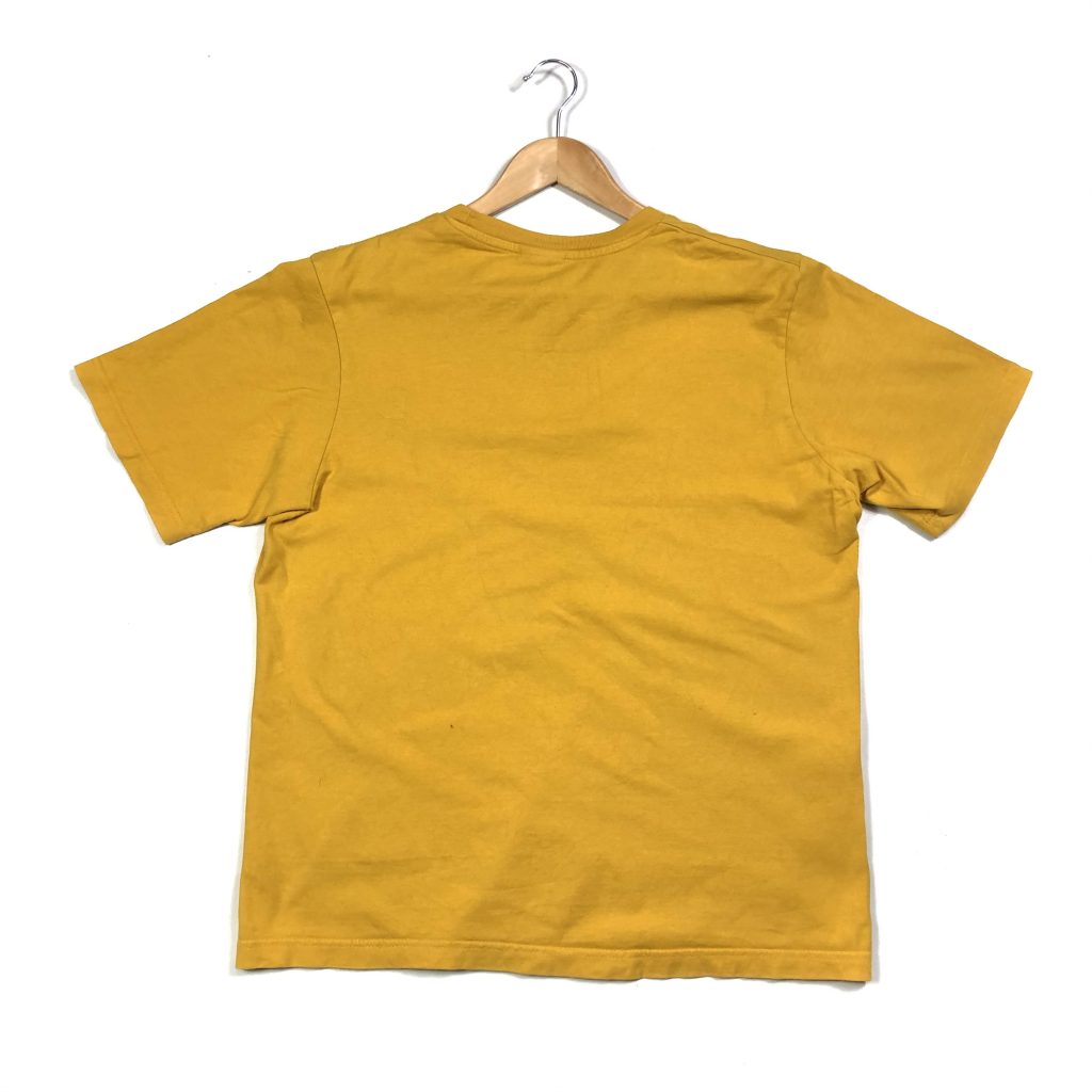Nike Big Swoosh T-Shirt - Yellow - M - TMC Vintage - Vintage Clothing