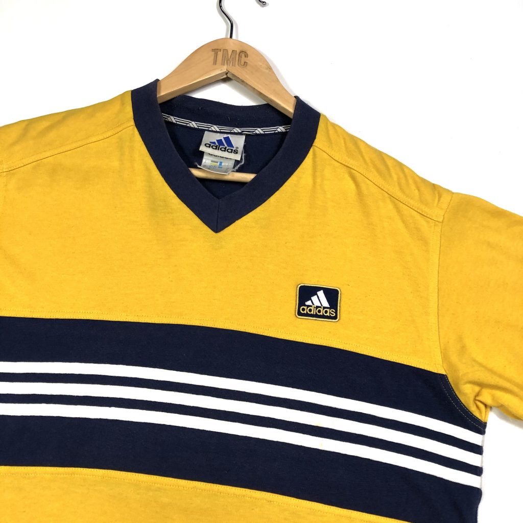 vintage_adidas_yellow_essntial_3_stripes_t_shirt_a0208