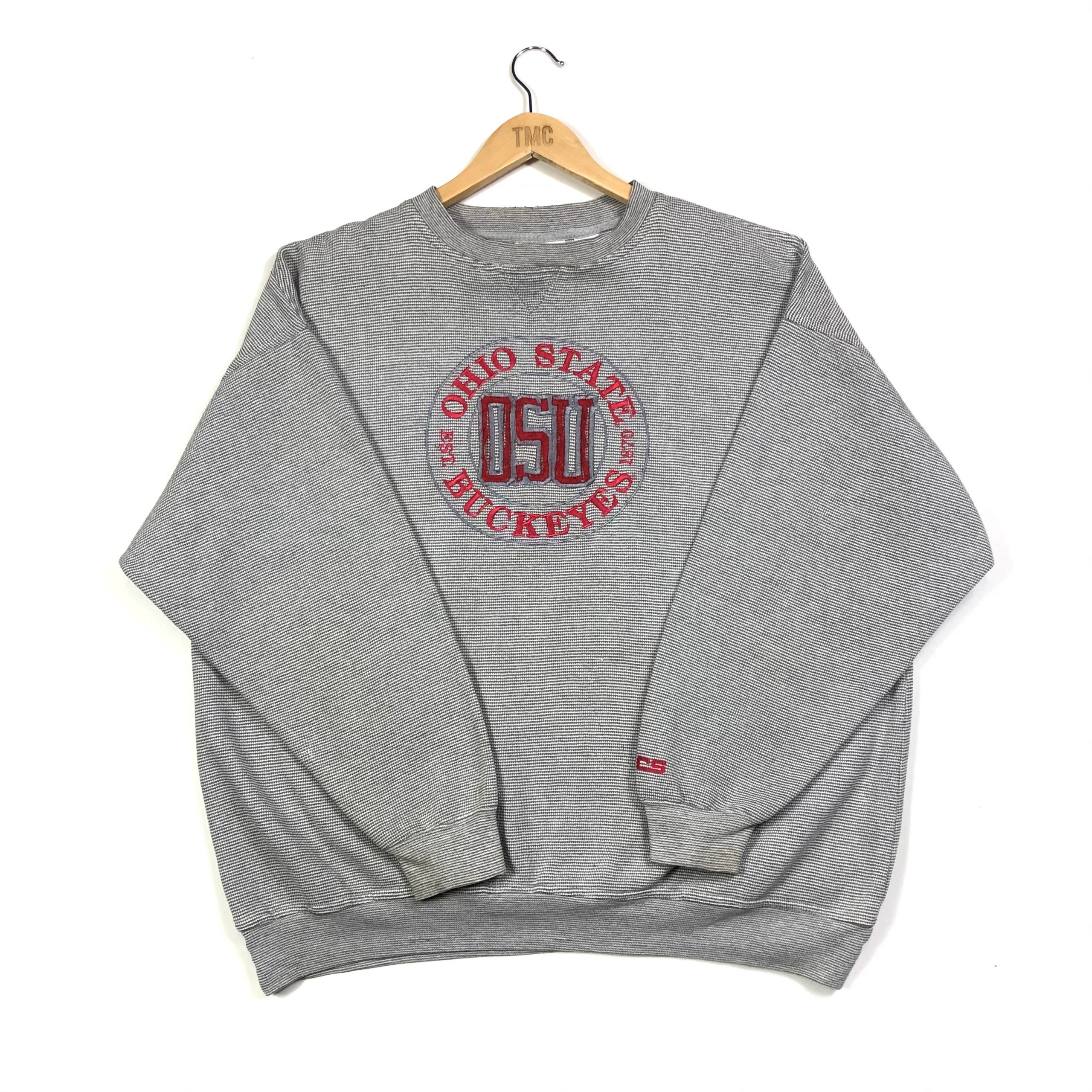 USA Ohio State Buckeyes Embroidered Sweatshirt - Grey - XL - TMC ...