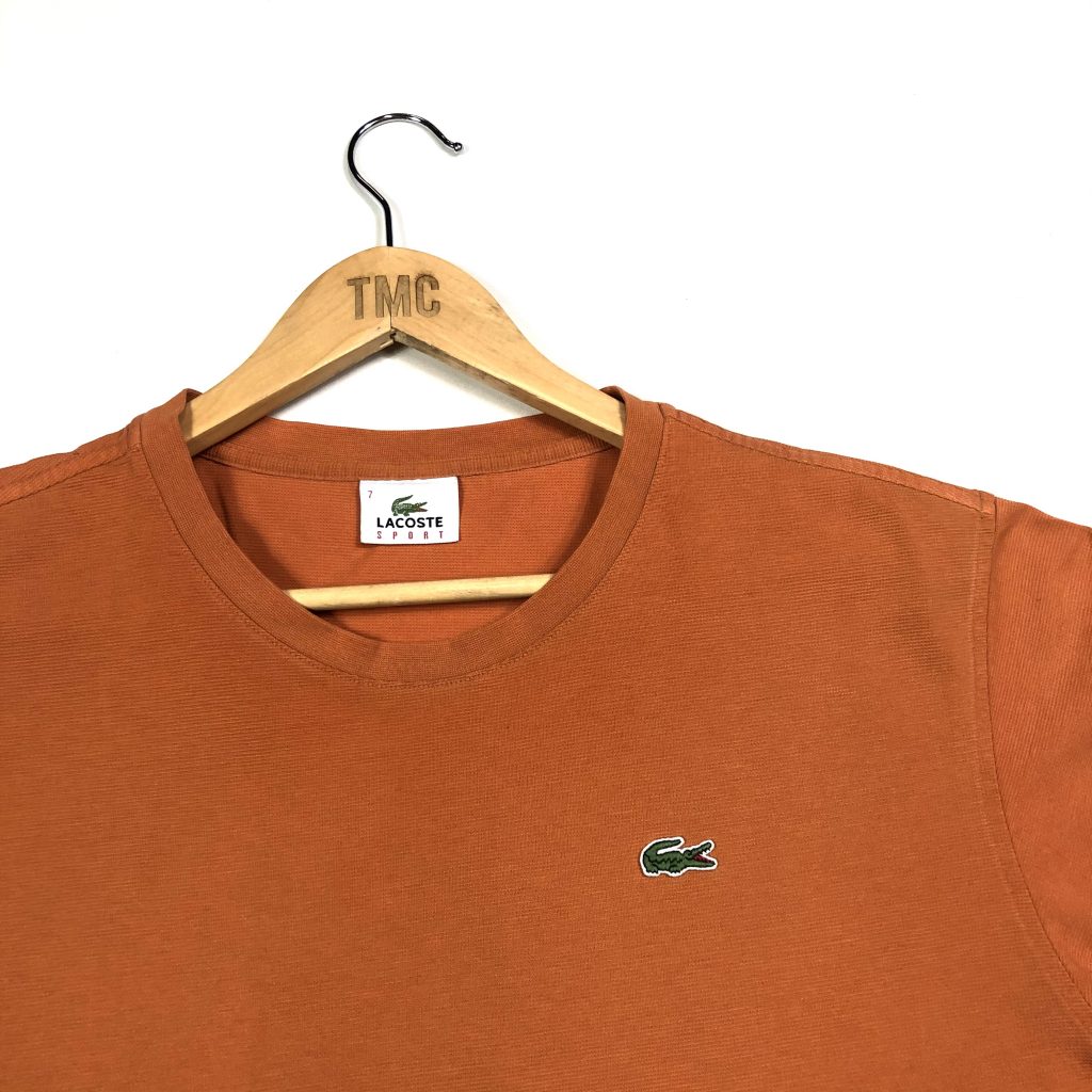 vintage_lacoste_essential_logo_short_Sleeve_t_shirt_cooper_orange_a0233