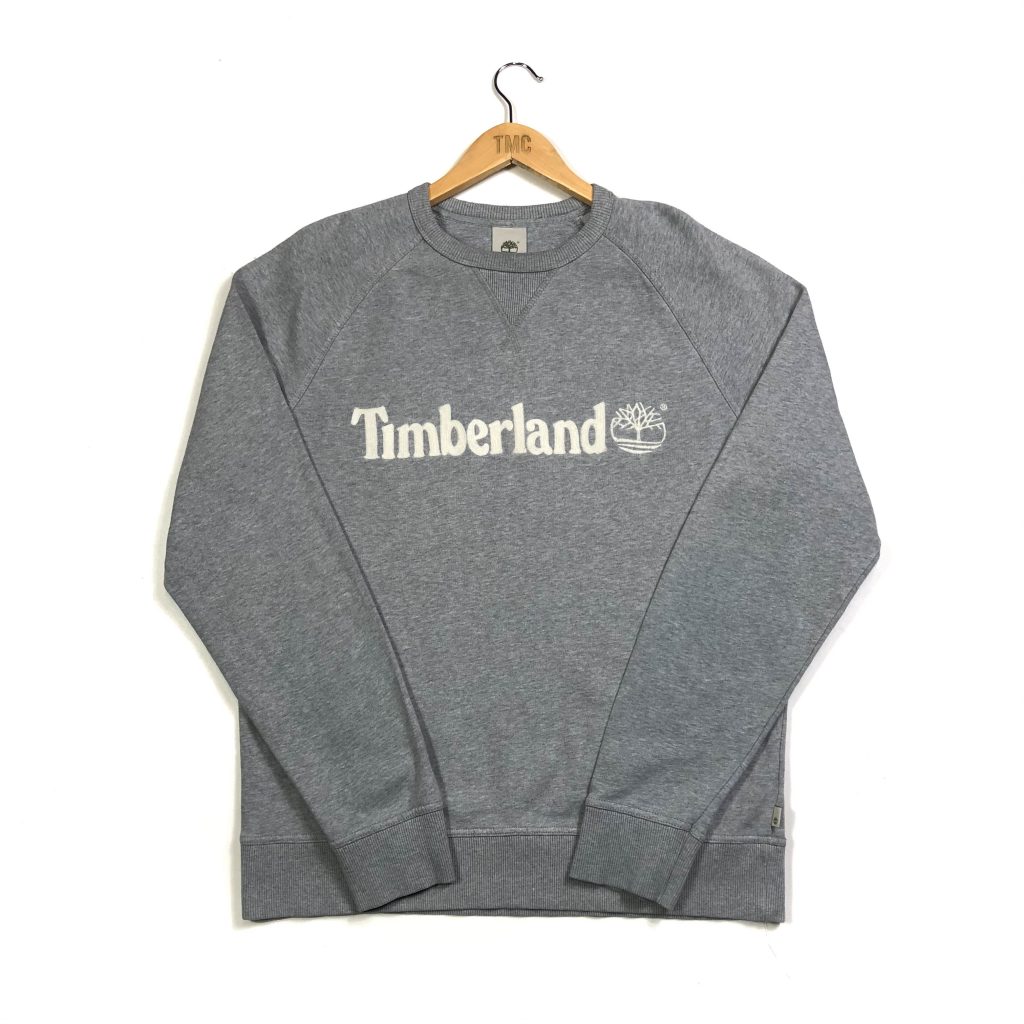 vintage_timberland_embroidered_spell_out_grey_sweatshirt_s0661