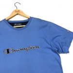 vintage_champion_embroidered_spell_out_blue_t_shirt