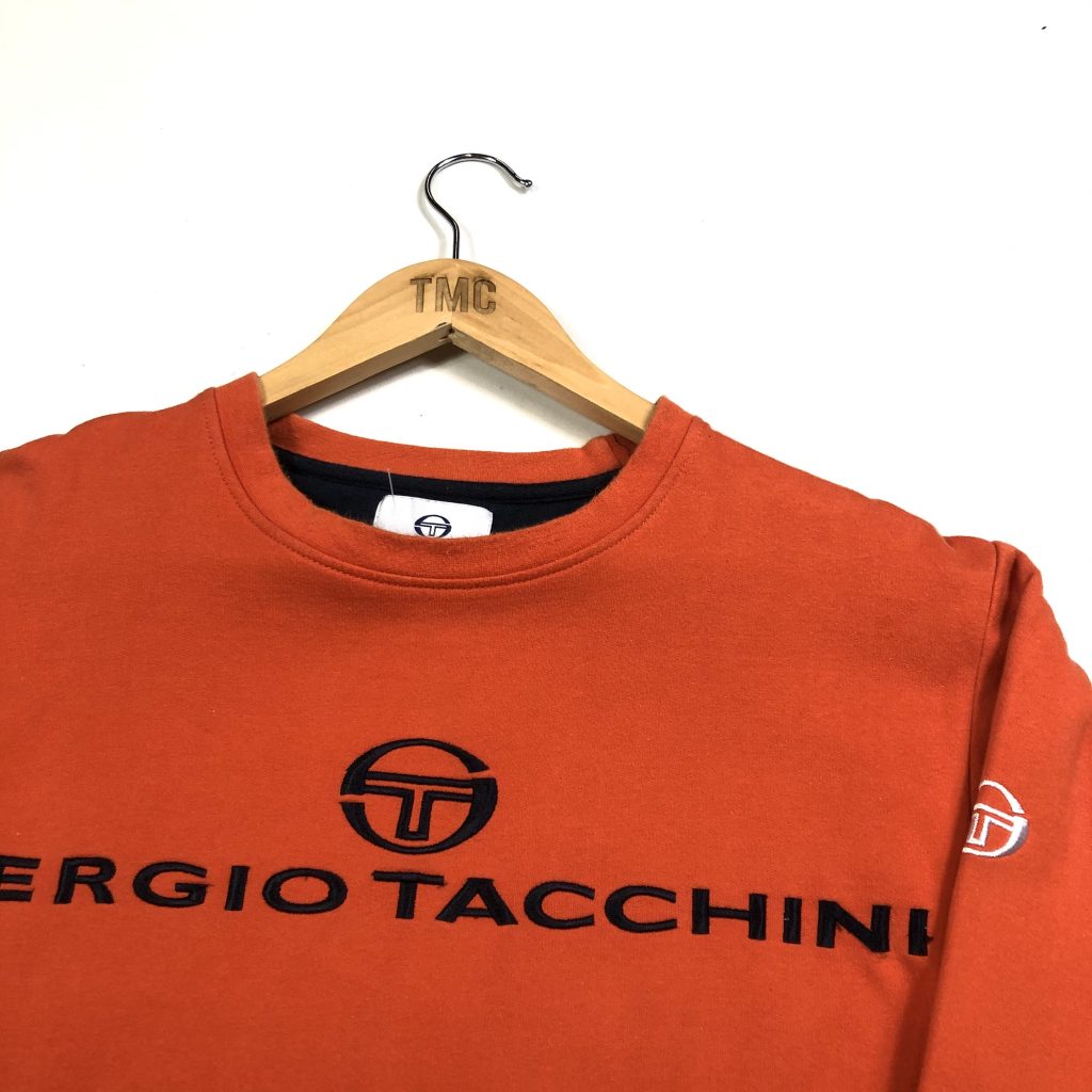 vintage_sergio_tacchini_orange_embroidered_spell_out_sweatshirt