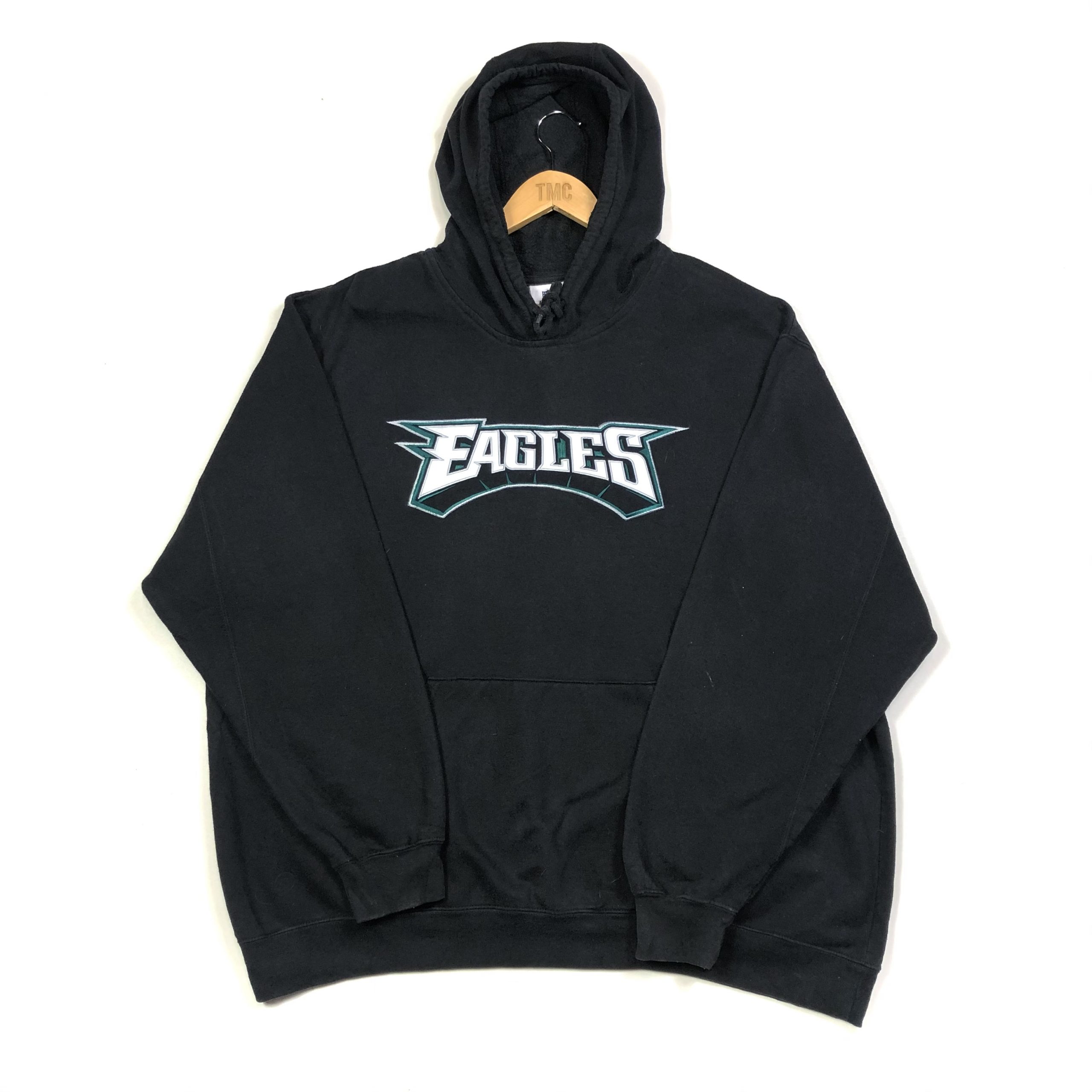 Philadelphia Eagles Reebok NFL Hoodie - XL Black Cotton