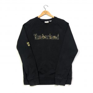 vintage timberland camo black sweatshirt