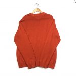vintage tommy hilfiger orange crest logo knit jumper