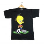 vintage 90s warner bros looney tunes tweety printed t-shirt