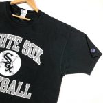 vintage champion usa mlb white sox graphic black t-shirt