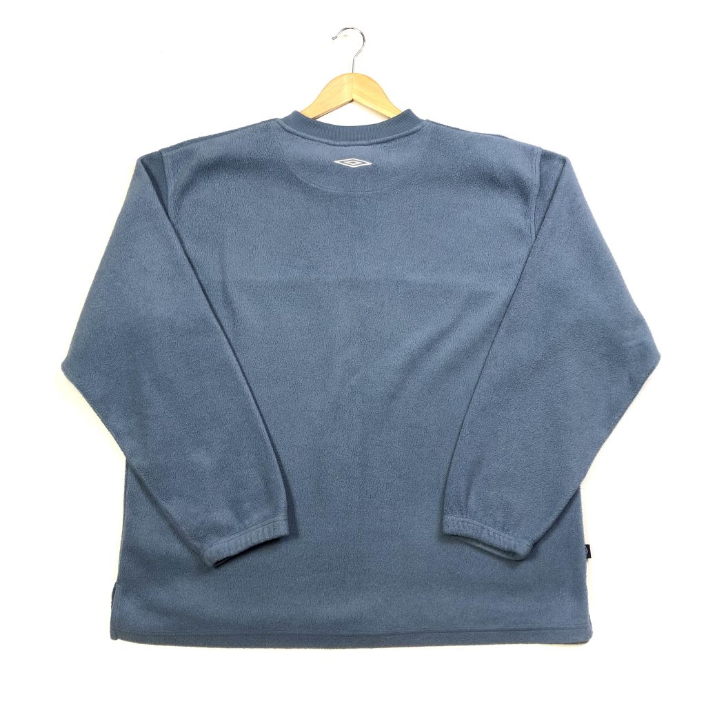 vintage umbro essential blue fleece sweatshirt