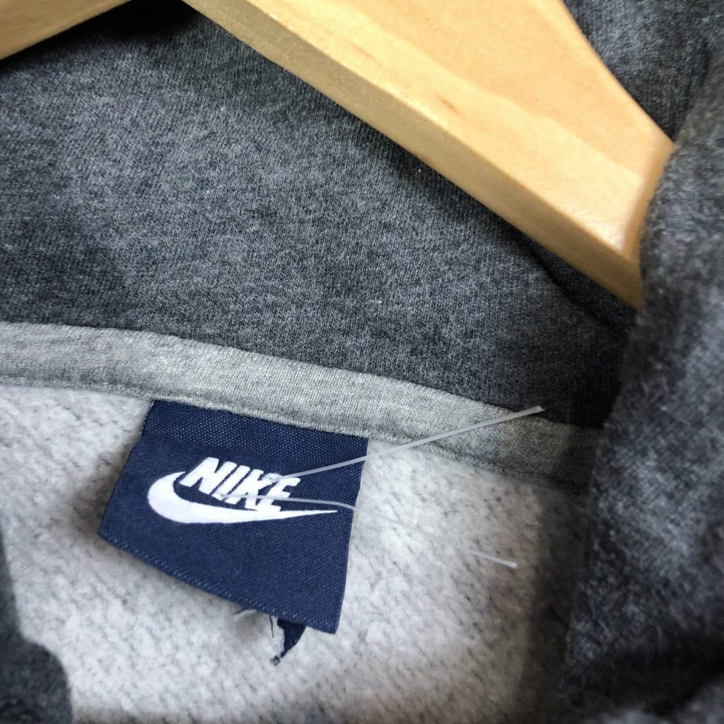 vintage clothing nike swoosh logo grey hoodie