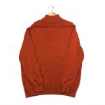 vintage clothing lacoste orange quarter-zip sweatshirt