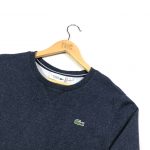 vintage clothing lacoste navy essential sweatshirt
