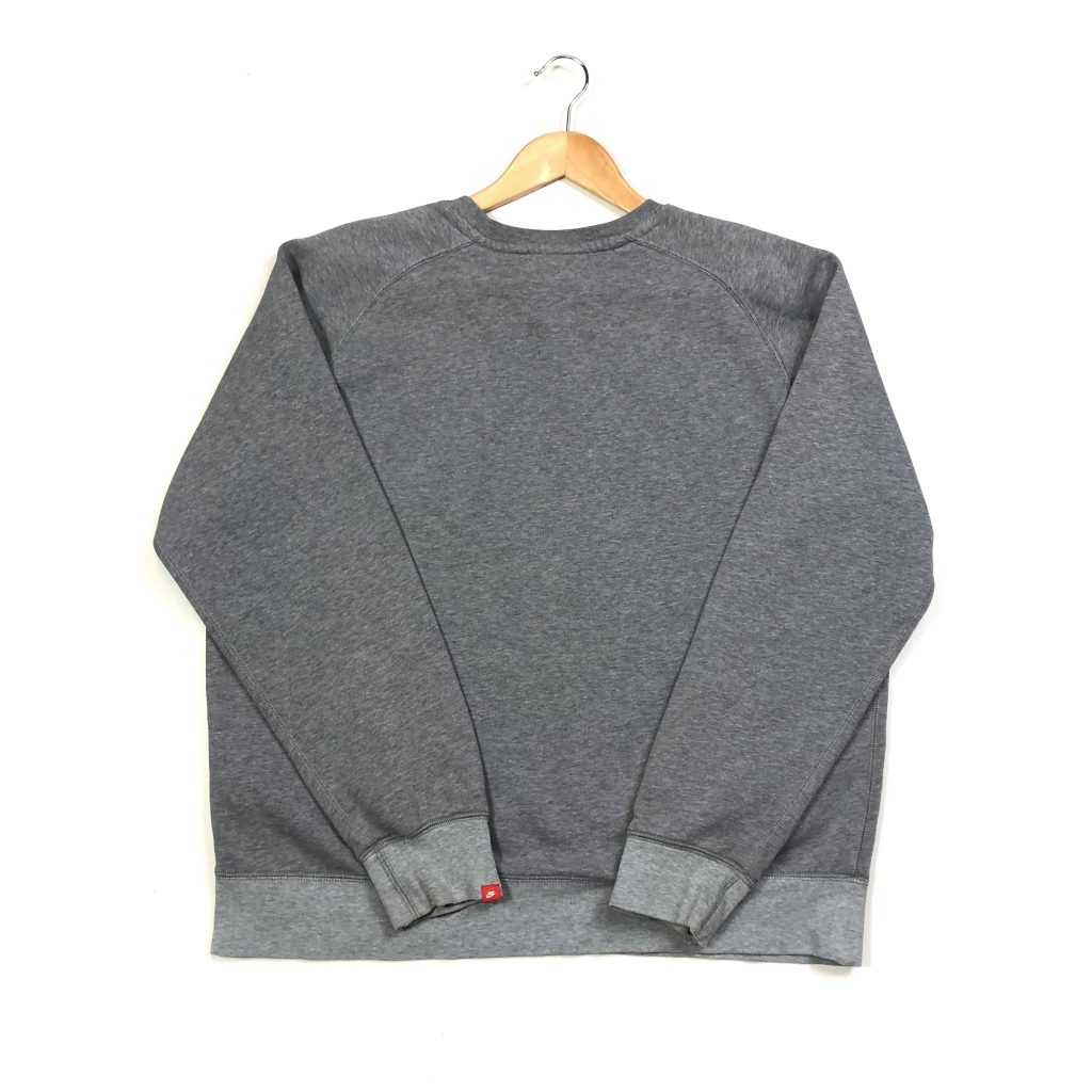 vintage clothing nike grey essential logo sweatshirt