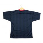 vintage reebok navy spell out logo short sleeve training t-shirt