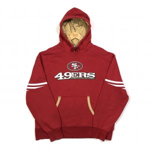 vintage clothing nfl san francisco 49ers american hoodie in red