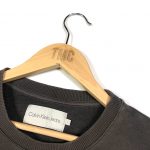 vintage clothing calvin klein big CK logo brown sweatshirt