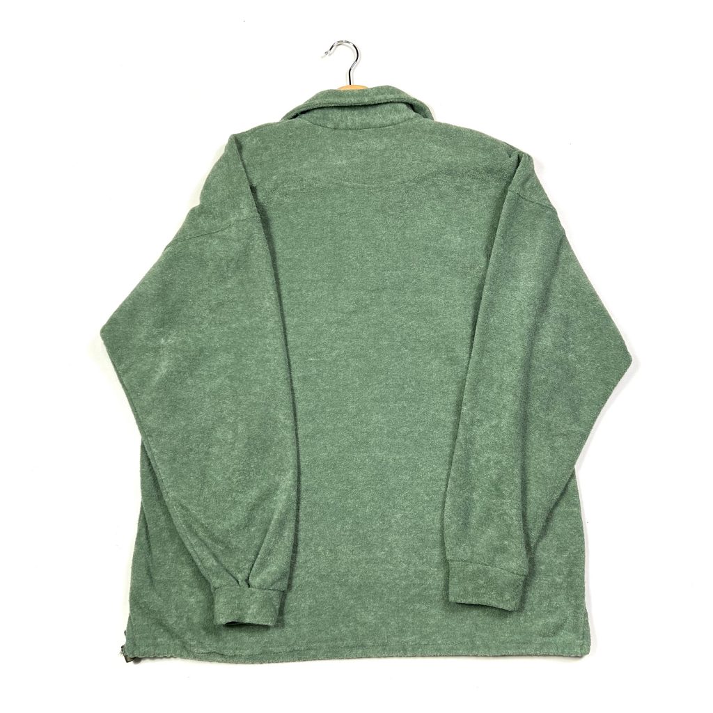 vintage clothing calvin klein green quarter-zip fleece