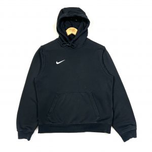 vintage clothing Nike black swoosh logo essentials hoodie