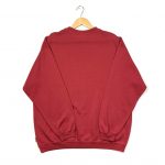 vintage reebok red sweatshirt with essential logo