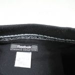 reebok black embroidered patch logo vintage sweatshirt