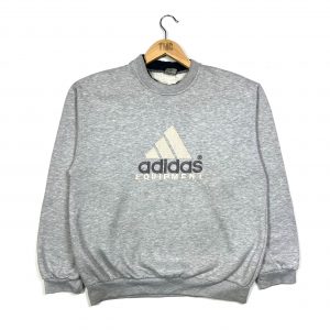 bootleg adidas equipment embroidered logo grey vintage sweatshirt