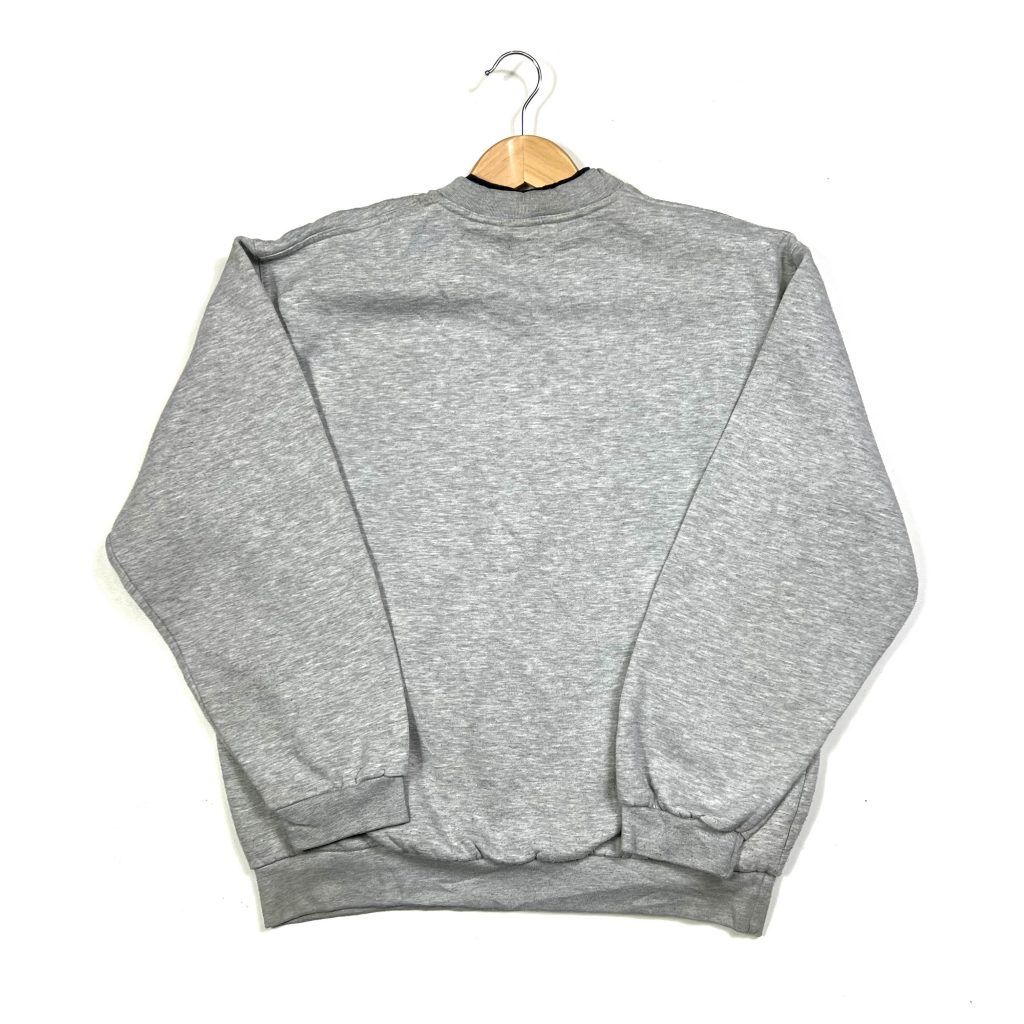 bootleg adidas equipment embroidered logo grey vintage sweatshirt