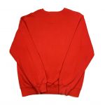 puma red vintage sweatshirt with embroidered big logo