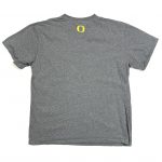 nike grey miniature swoosh oregon short sleeve t-shirt with yellow embroidery