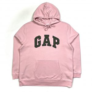 pink gap embroidered vintage hoodie