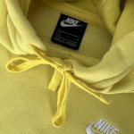 vintage nike bright yellow essentials hoodie