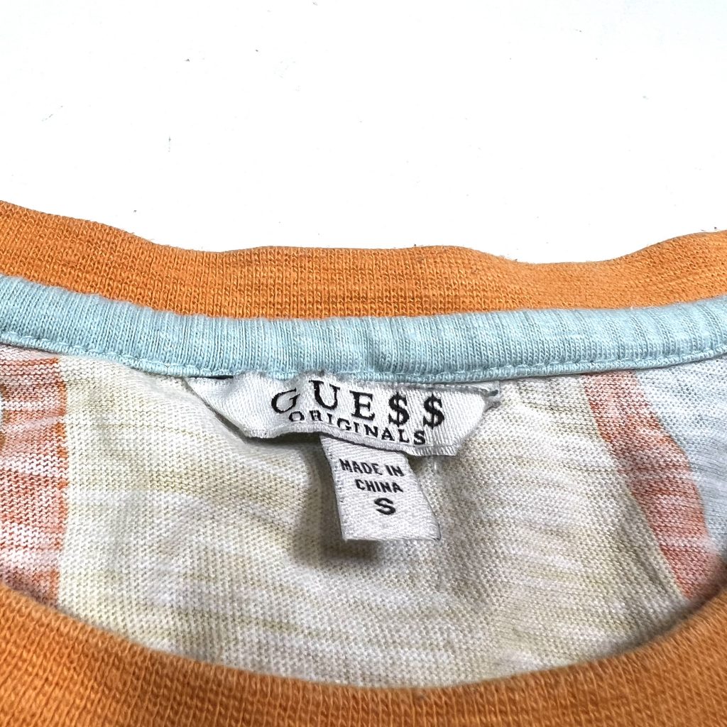 a rare vintage guess jeans and asap rocky collaborative t-shirt