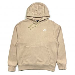 beige nike essentials hoodie