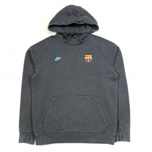 a grey nike barcelona fc hoodie
