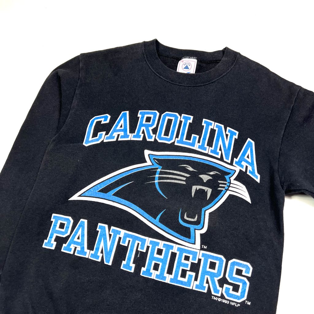 90's Carolina Panthers Sweatshirt - Black - S - TMC Vintage Clothing