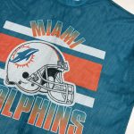 NFL team Miami Dolphins teal vintage mesh t-shirt
